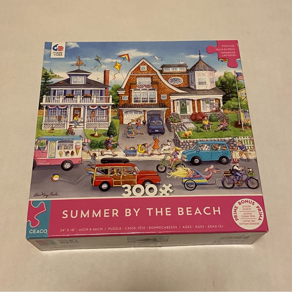 Ceaco 300 Piece Jigsaw Puzzle Summer by the Beach Design